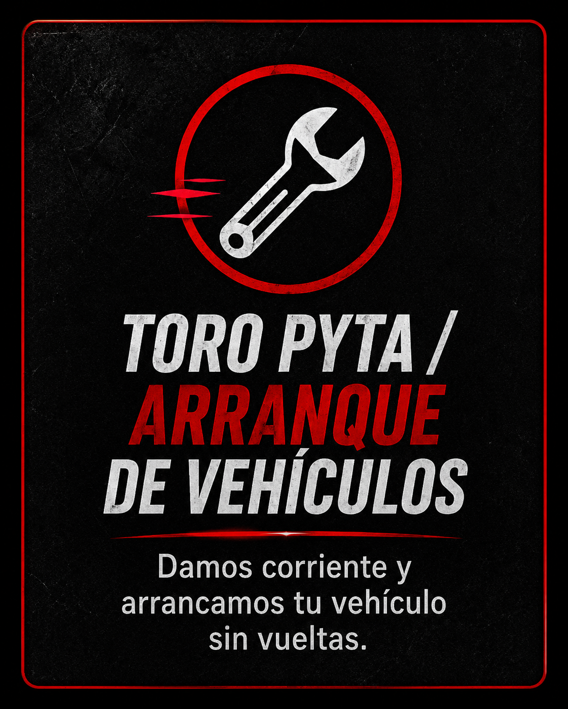 Toro Pyta arranque de vehículos