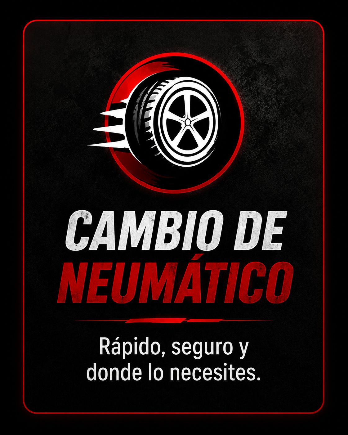 Cambio de neumático rápido, seguro y donde lo necesites
